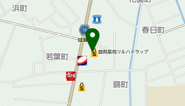 ツルハ調剤薬局黒石店の地図画像
