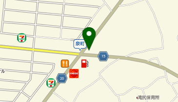 カットショップしょうじの地図画像