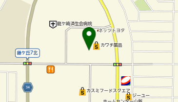 HAIR&MAKEEARTH龍ヶ崎店の地図画像