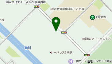 新浦安PEANUTS動物病院の地図画像