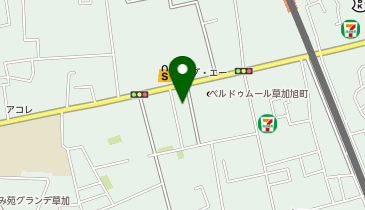 バンプス美容室の地図画像