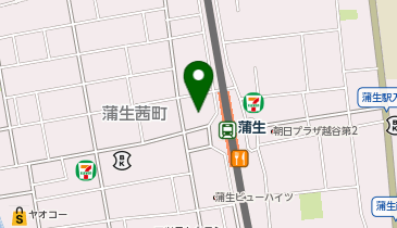 宅配クック123越谷店の地図画像