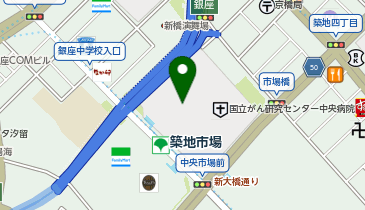 アンクス(ANCS)国立がん研究センター中央病院店の地図画像