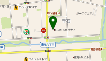 トヨタモビリティ東京株式会社深川店の地図画像