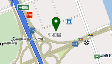 TICStudio平和島の地図画像