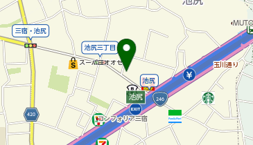 barbershopKINGikejiriの地図画像