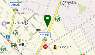 羽村小作動物病院の地図画像