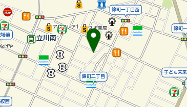 楽器奏庫立川店の地図画像