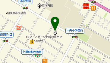 裁判所 横浜地方裁判所相模原支部 民事立会係の地図画像