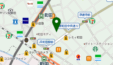 西海岸ANCHOR町田店の地図画像