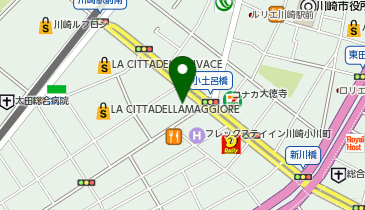 東京餃子軒川崎店の地図画像