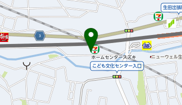 ムンバイスパイス生田店の地図画像