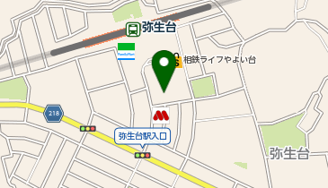 ワンサードフィットネス弥生台店の地図画像