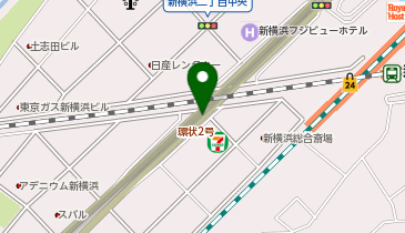 新横浜自治会館の地図画像