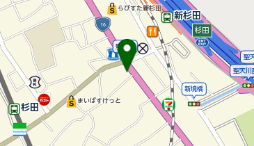ピザハット杉田店の地図画像