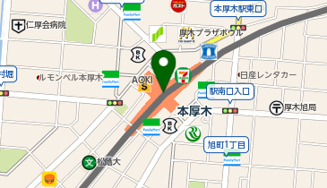 とみひろふりそで本厚木ミロード店の地図画像