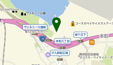 sac&rsquo;sbar横須賀コースカベイサイドの地図画像