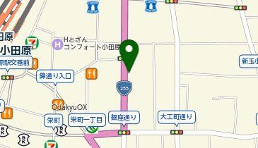 小田原銀座会館の地図画像