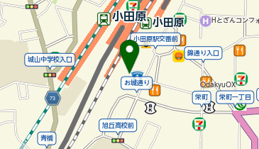小田原おでん本店お城通りミナカ小田原店の地図画像