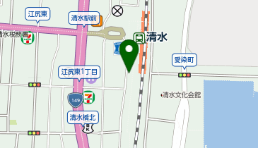 とんかつ八木春の地図画像