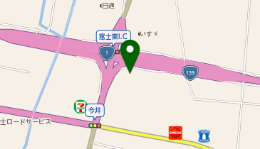 滋賀運送株式会社富士営業所の地図画像