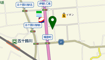 貸衣裳のにしだの地図画像