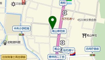 金沢中央観光案内所の地図画像