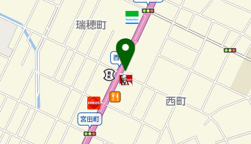 ピザハット高岡西町店の地図画像