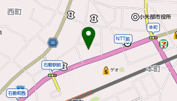秋吉小矢部店の地図画像