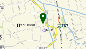 宝石・時計・メガネのフクダの地図画像