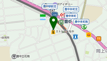 シュープリーズエトレ豊中店の地図画像