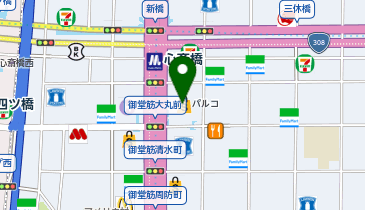 PORTEREXCHANGE心斎橋の地図画像