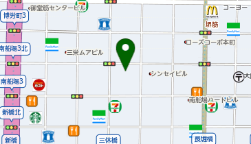 biotop南船場店の地図画像