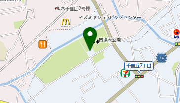 市場公民館の地図画像