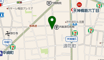 りゅうじん訪問看護ステーション梅田の地図画像