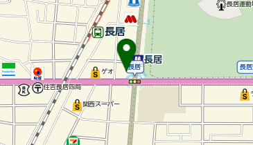 ナイスネイル長居店の地図画像