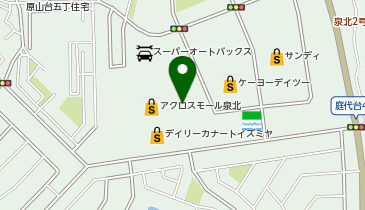 東京靴流通センターアクロスモール泉北店の地図画像