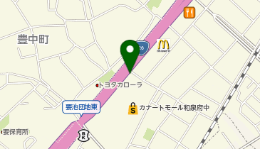 スタジオアリスカナートモール和泉府中店の地図画像