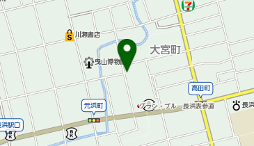 長浜黒サンドの地図画像
