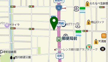 チケットキャビン岡山中央店の地図画像