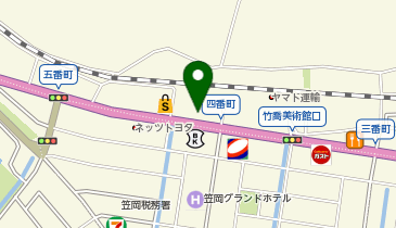 フィットイージ笠岡店の地図画像