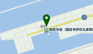 観音寺市役所 港務所の地図画像