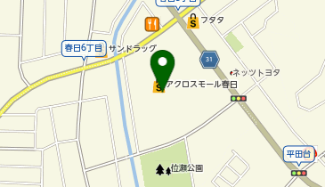 インキューブ・アクロスモール春日店の地図画像