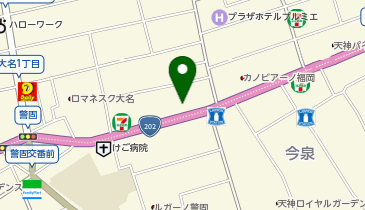 パワーハウス福岡店の地図画像