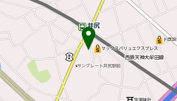 ヘアースタジオASA福岡井尻店の地図画像