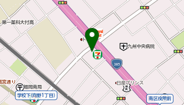 株式会社ツバメガスフロンティア福岡中央店の地図画像