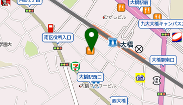 ストレッチアップ福岡の地図画像