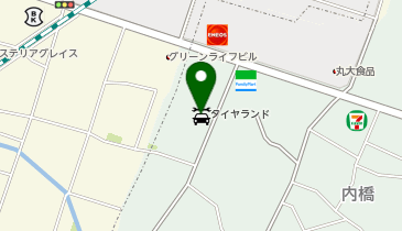ダンロップタイヤ九州株式会社タイヤランド福岡の地図画像