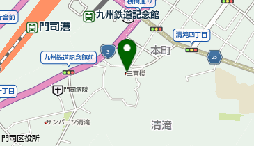 三宜楼館内見学・百畳間利用受付の地図画像