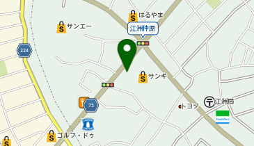 喜納自動車商会の地図画像